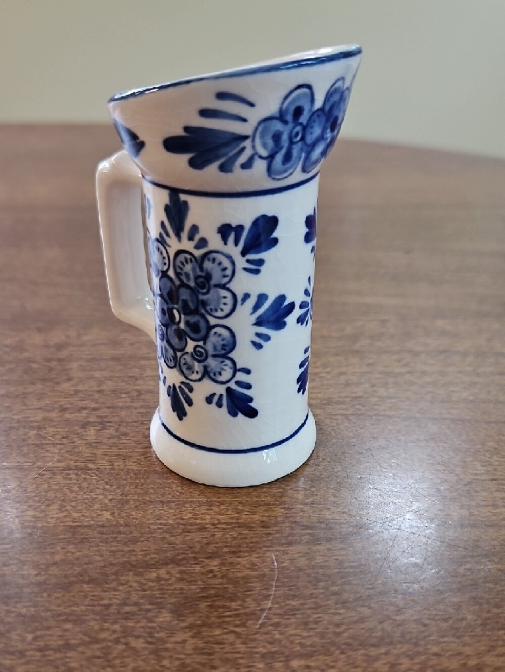 3 Delfts-Blue and White Porcelain Small Pitchers - Picture 3 of 16